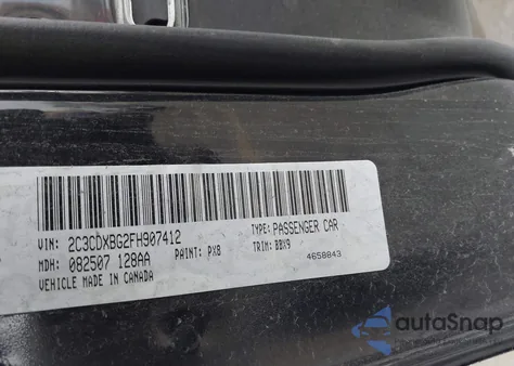 2015 Dodge Charger Se z USA, uszkodzony, nr VIN 2C3CDXBG2FH907412